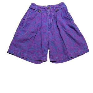 ✨ Vintage L.L. Bean Patterned High Waist Shorts Sz 4 (Fits‎ XS) ✨